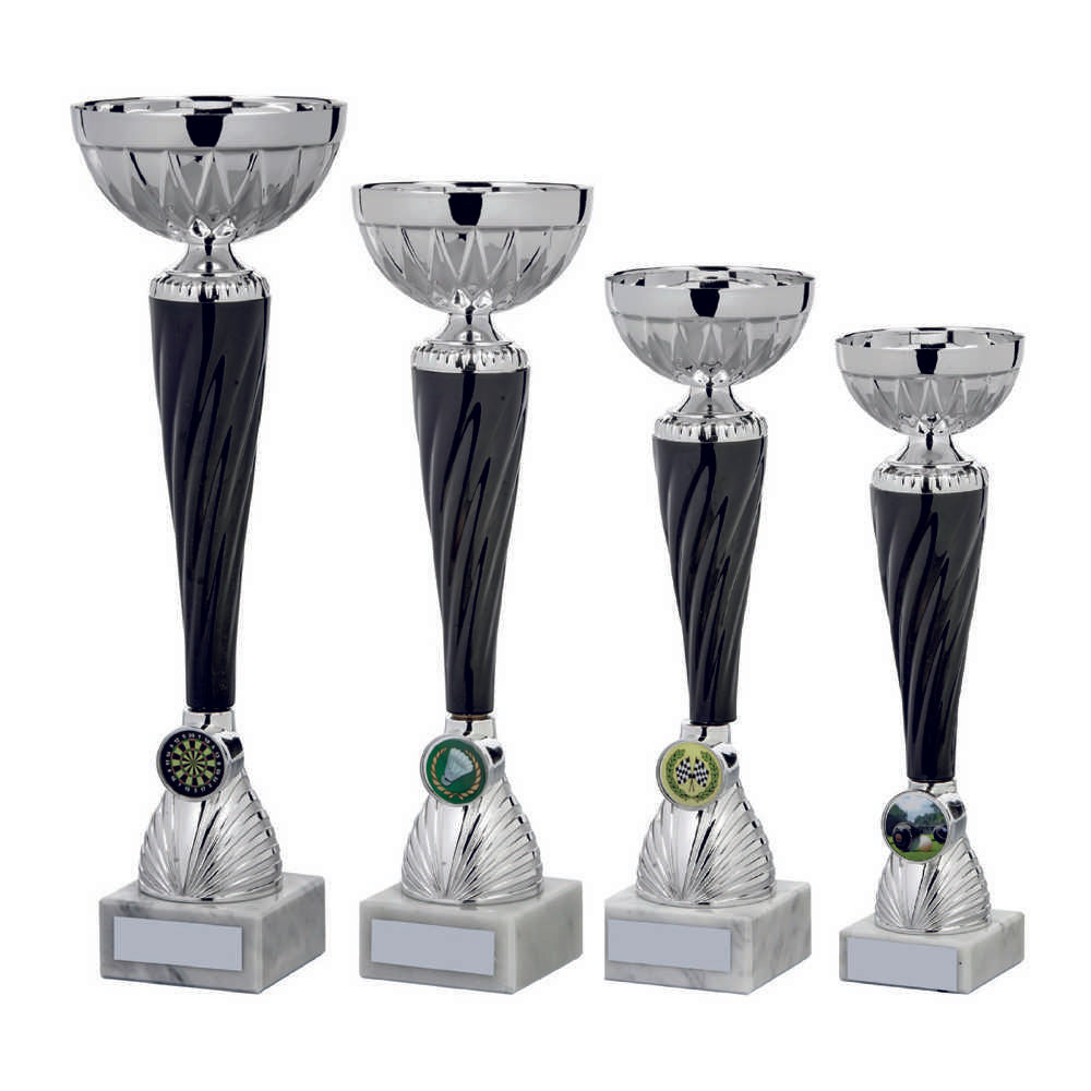 CL1565 Silver/Black Cup Range - 4 Sizes