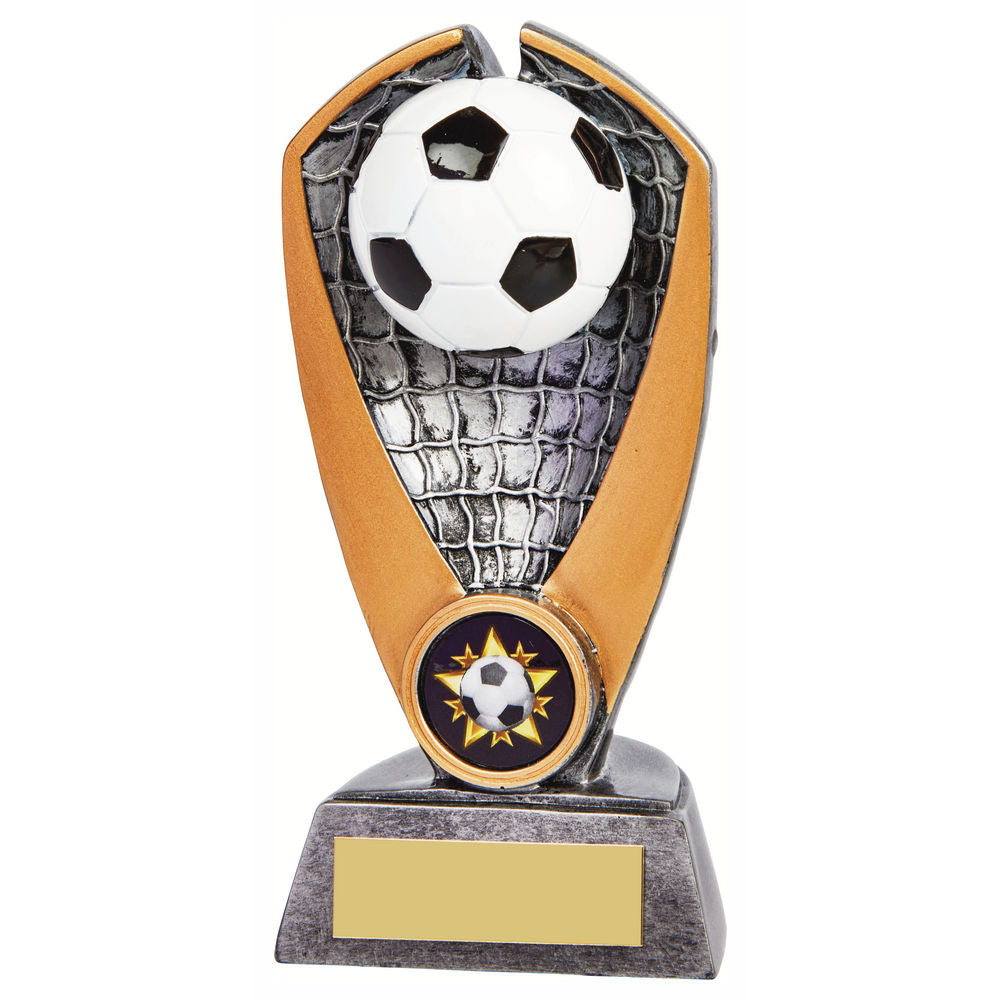 Black/White Football Award 15.5cm