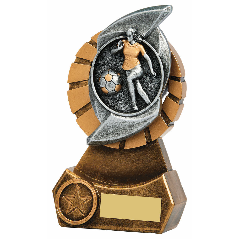 1592AP "Blade" Football Award (Female) 14cm