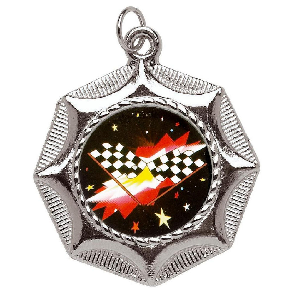MD529S 45mm Star Medal (Silver) 4.5cm