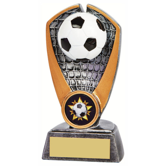 Black/White Football Award 13.5cm